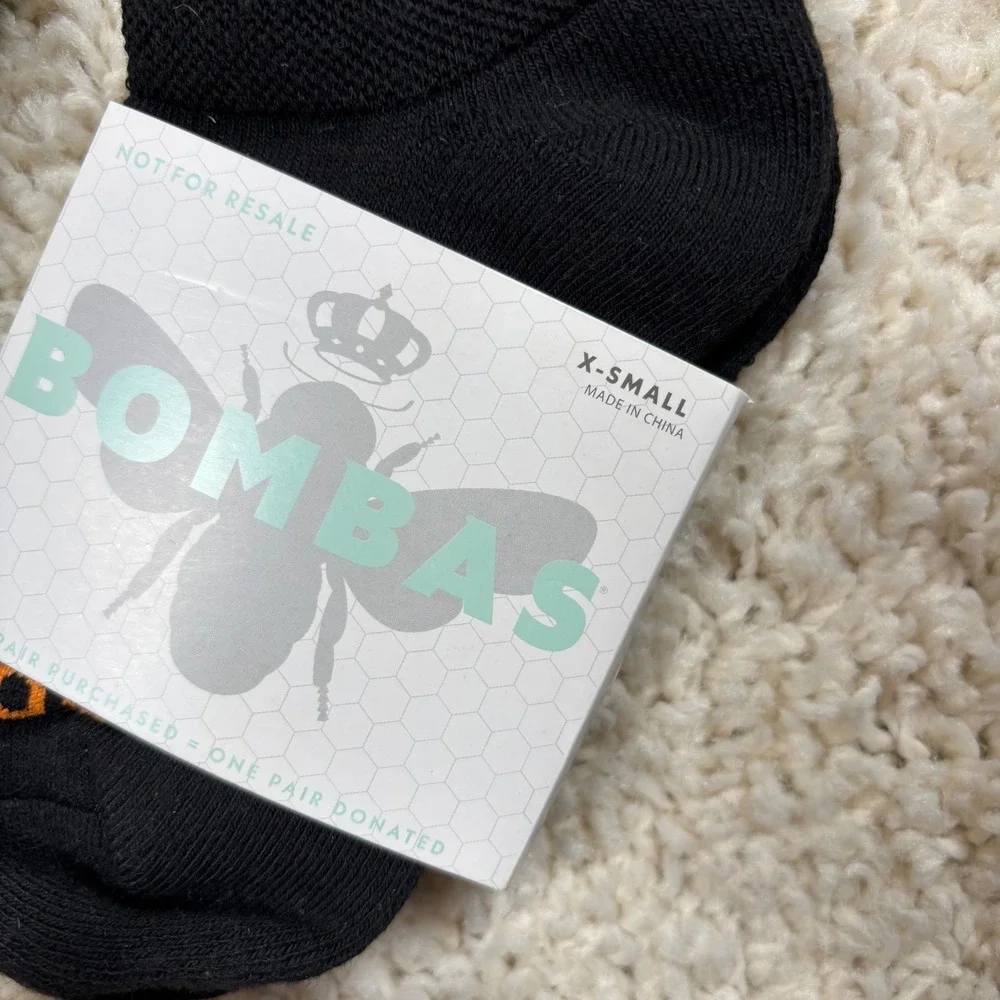 Bombas Women's Black Ankle Socks X Small Not‎ For Resale